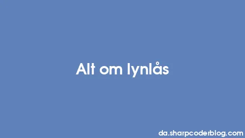 Alt om lynlås - Thumbnail