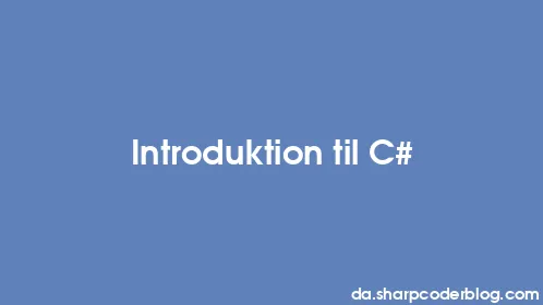 Introduktion til C# - Thumbnail