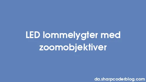 LED lommelygter med zoomobjektiver - Thumbnail