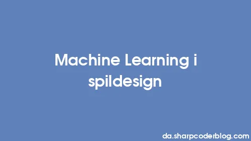 Machine Learning i spildesign - Thumbnail