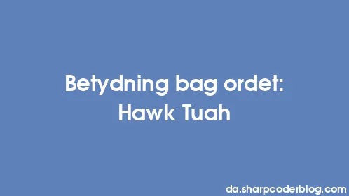 Betydning bag ordet: Hawk Tuah - Thumbnail