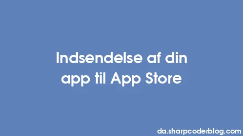 Indsendelse af din app til App Store - Thumbnail