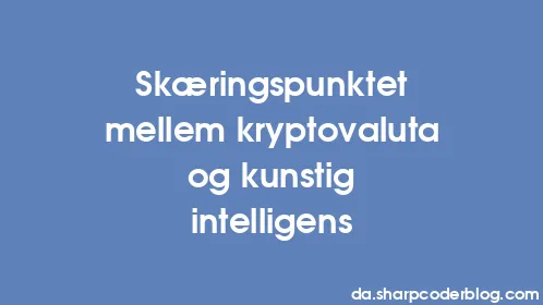 Skæringspunktet mellem kryptovaluta og kunstig intelligens - Thumbnail