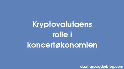 Kryptovalutaens rolle i koncertøkonomien - Thumbnail