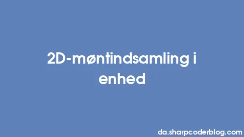2D-møntindsamling i enhed - Thumbnail