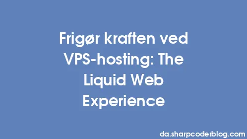 Frigør kraften ved VPS-hosting: The Liquid Web Experience - Thumbnail