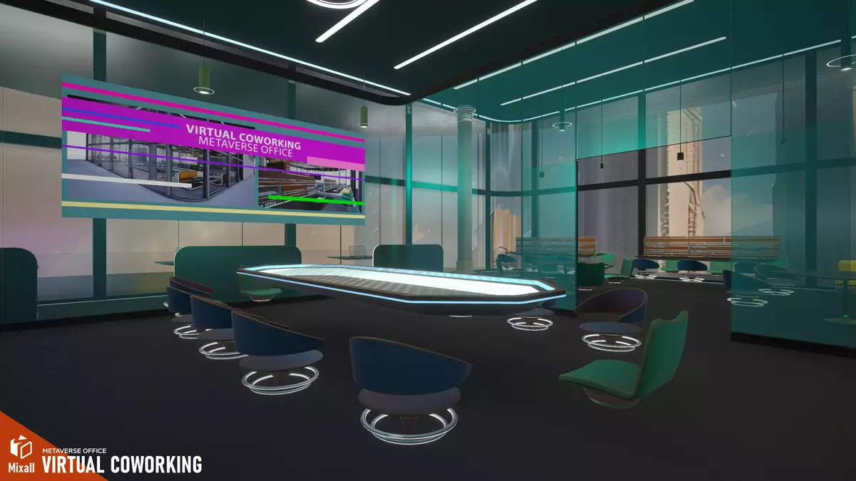 Virtual Coworking - Metaverse Office - Unity Asset Store Package.