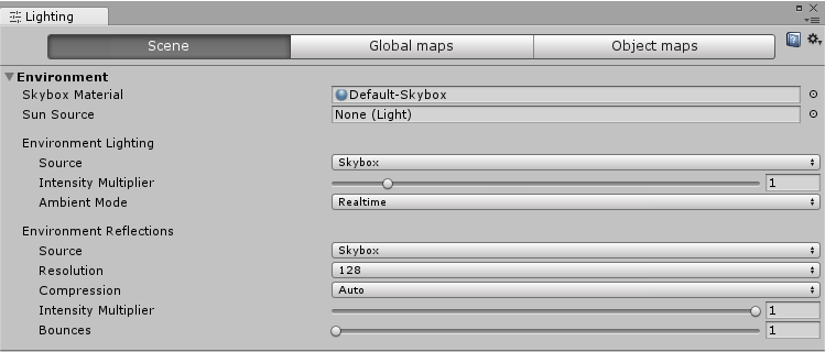 Unity Render Settings Window Environment Fanen.