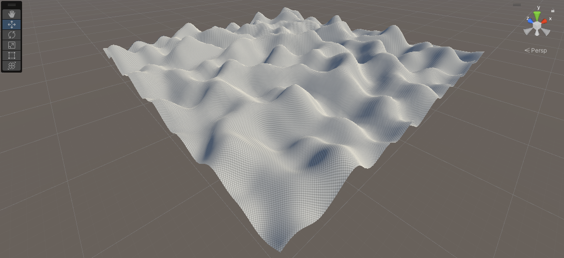 Unity Terrain generation med Perlin-støj.