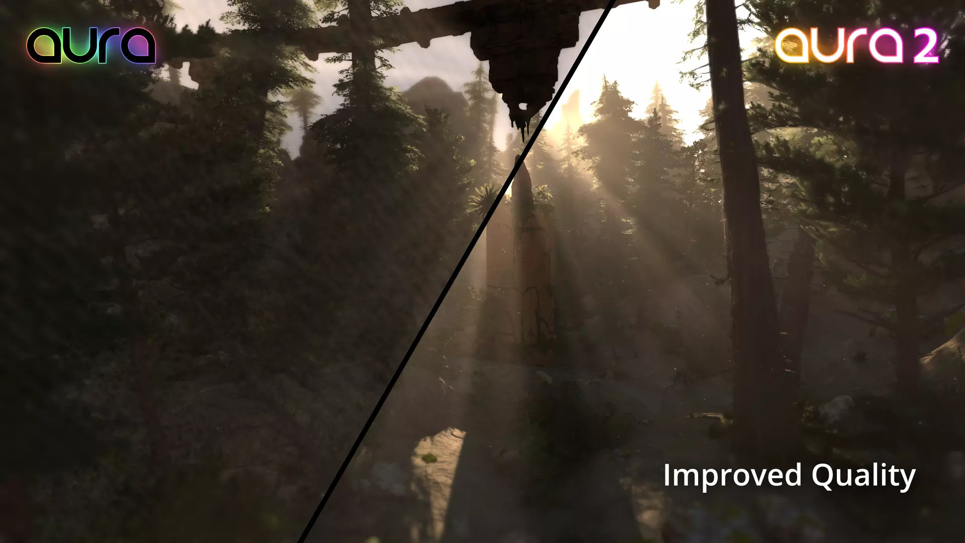 Aura 2 - Volumetrisk belysning og tåge