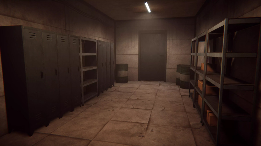 Mørkt modulært miljø i enhed.